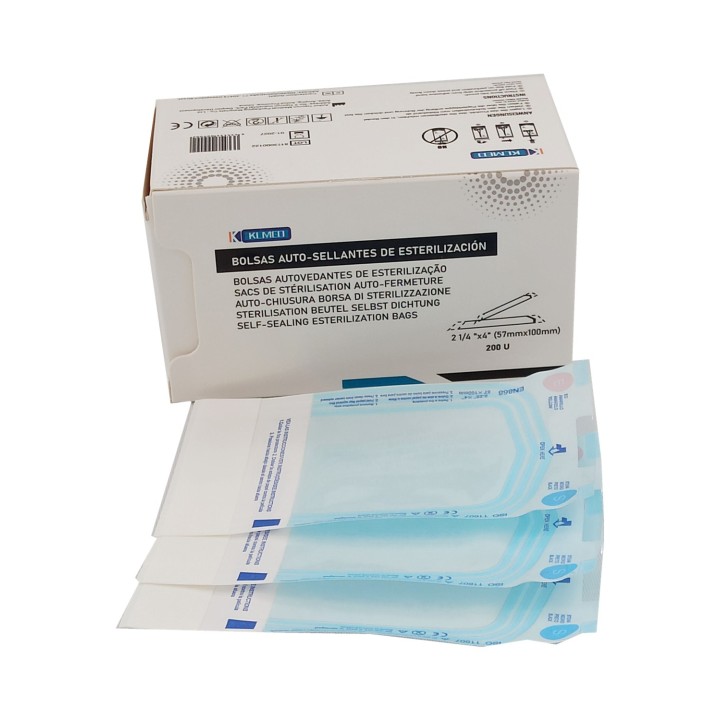 Comprar Bolsas para Esterilización 57mm x 100mm  200 uds | Uso Profesional Tattoo
