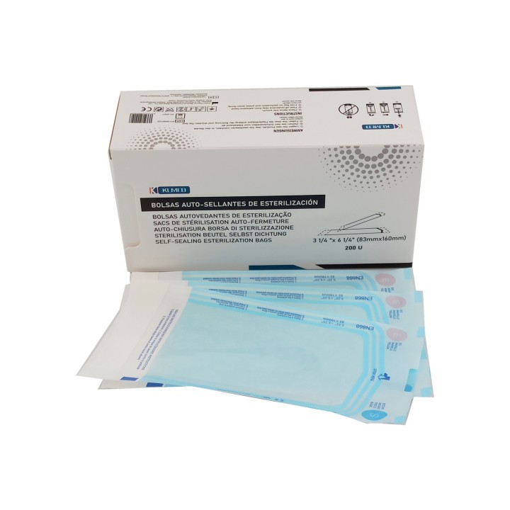 Comprar Bolsas para Esterilización 83mm x 160mm  200 uds | Uso Profesional Tattoo