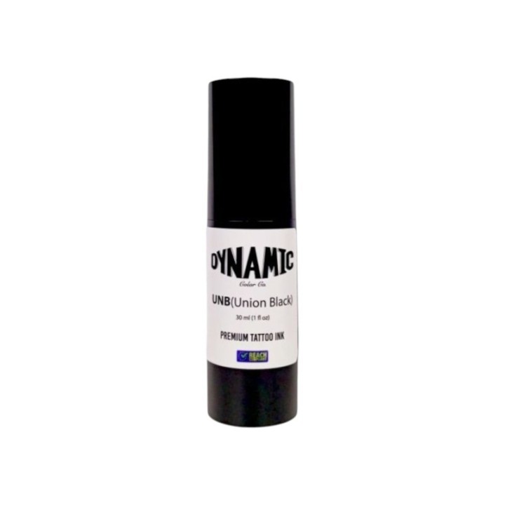 Dynamic Union Black 30ml Homologada España | Tinta Profesional Tatuaje