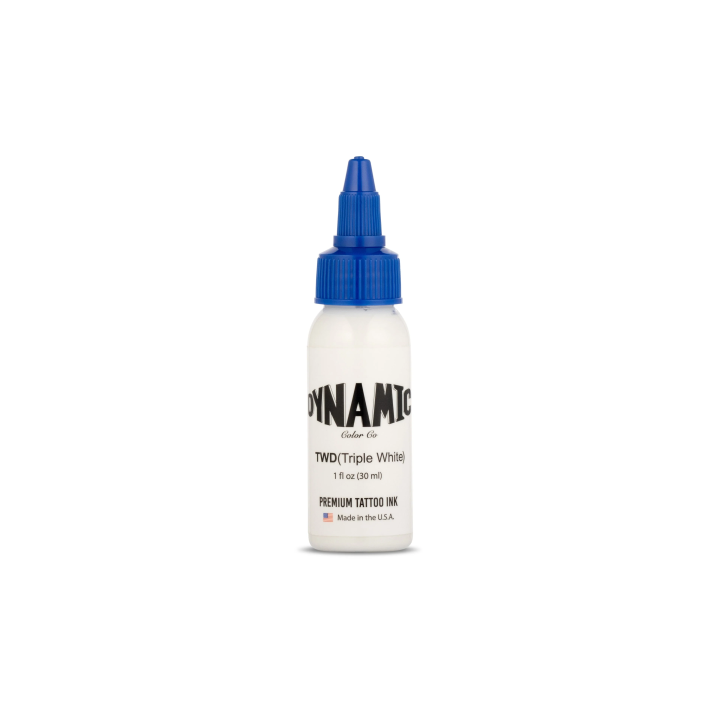 Dynamic Triple White 1oz | Blanco Alta Intensidad | Nitro Tattoo Supplies