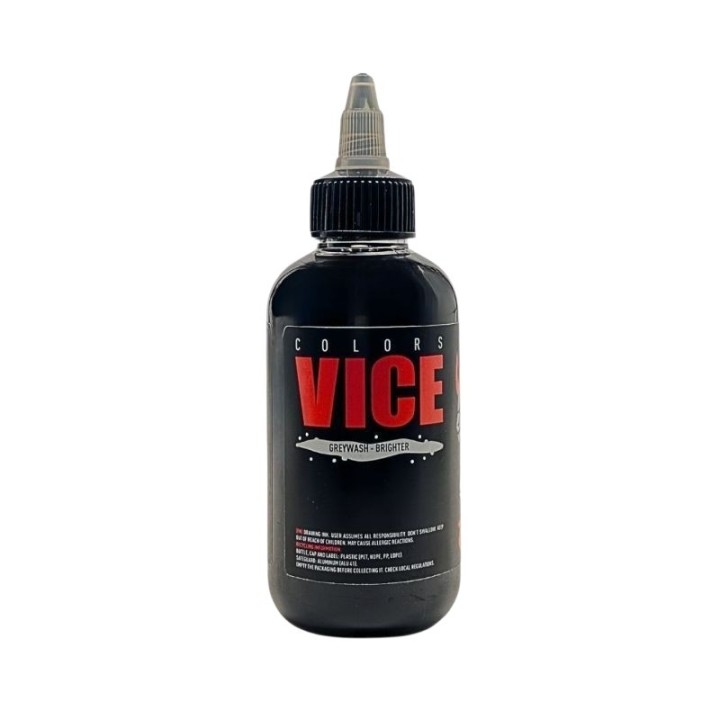 Vice Colors Greywash Brighter | Gris Ultra Claro | Nitro Tattoo Supplies