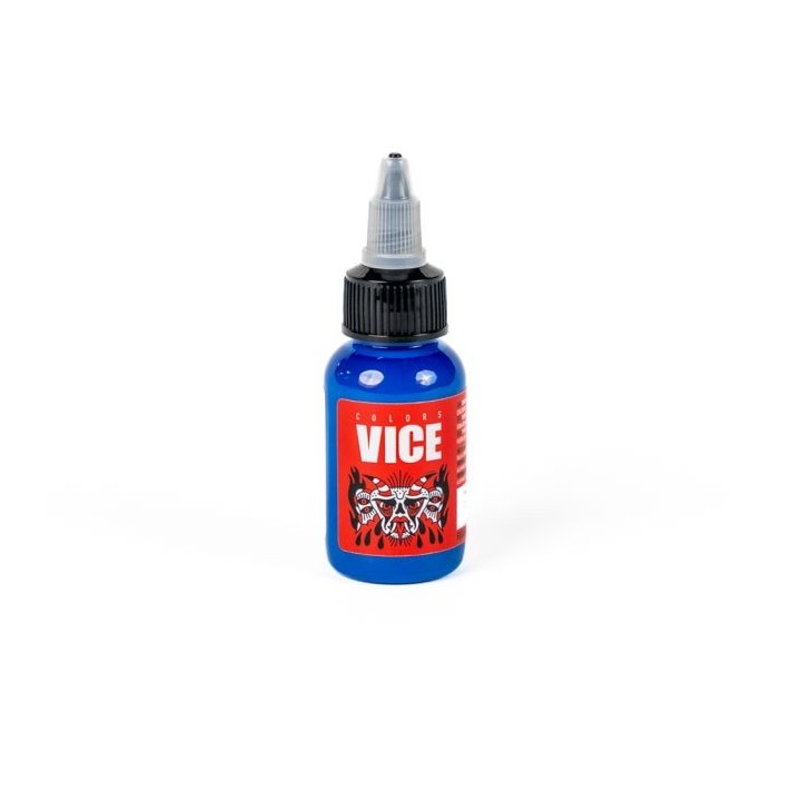 Pitufo Blue 1oz Vice Colors | Pigmento Azul Intenso | Nitro Tattoo Supplies