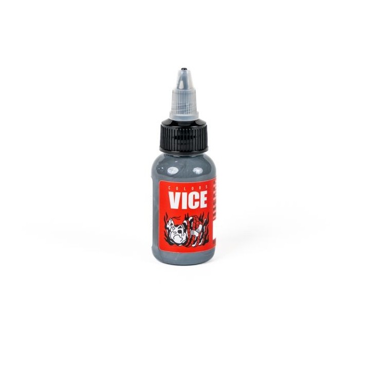 Battleship Grey 1oz Vice Colors | Gris Oscuro Profesional | Nitro Tattoo Supplies