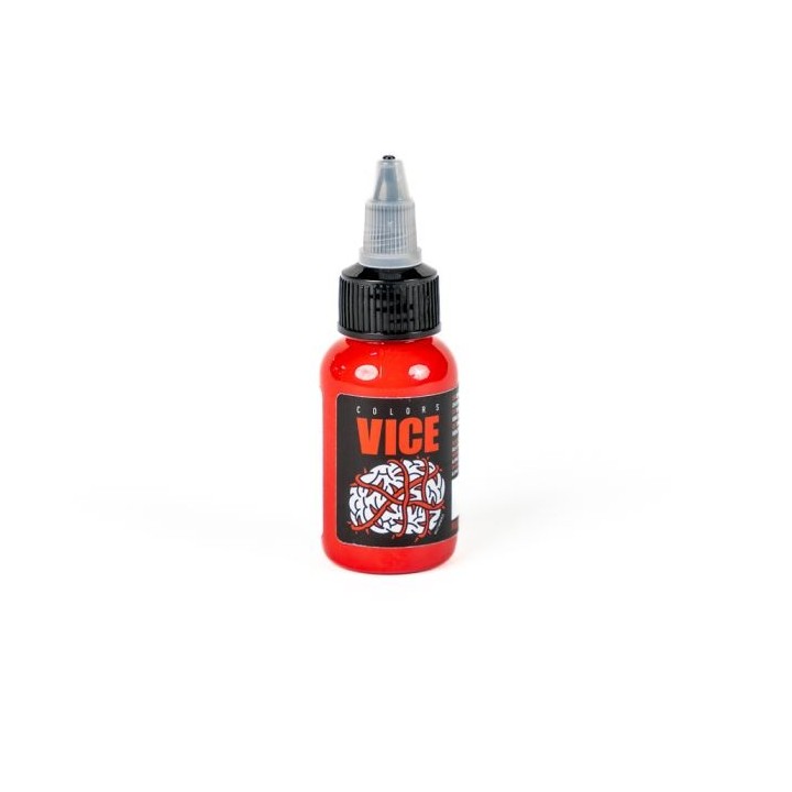 Sweet Tangerine 1oz Vice Colors | Pigmento Rojo Naranja | Nitro Tattoo Supplies