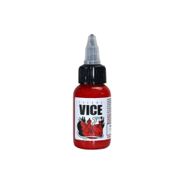 First Blood 1oz Vice Colors | Pigmento Rojo Intenso | Nitro Tattoo Supplies