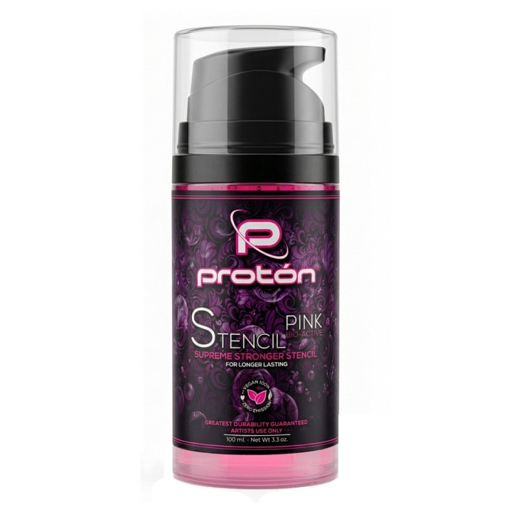 Proton Professional Stencil Primer Pink Airless 100ml | Nitro Tattoo Supplies