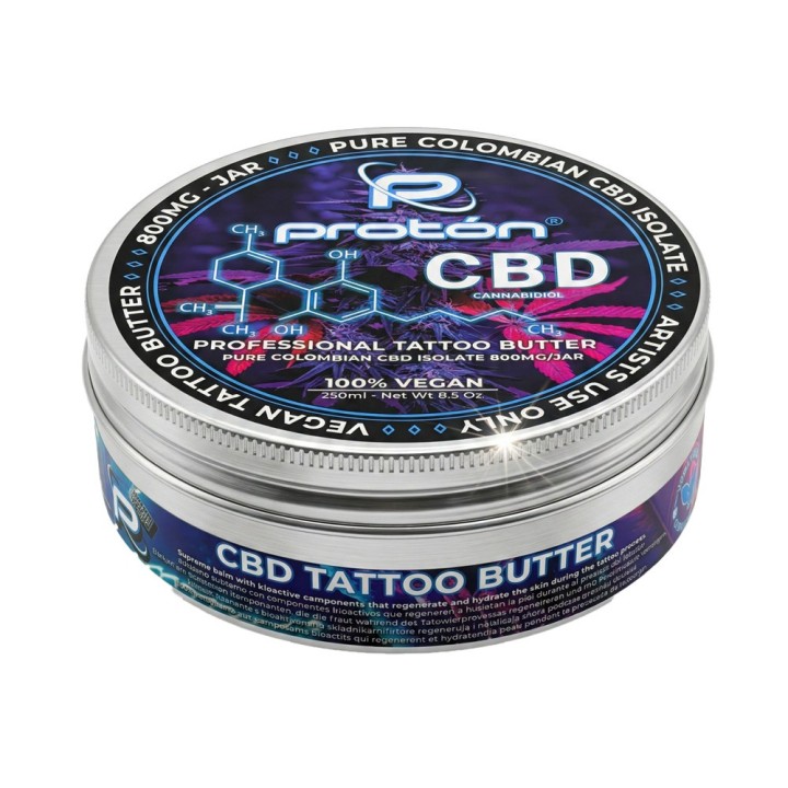 CBD Proton Tattoo Butter 250ml | Manteca Tattoo Profesional | Nitro Tattoo Supplies