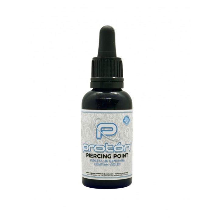 Proton Piercing Point Violeta de Genciana 30ml | Antiséptico Profesional | Nitro Tattoo Supplies