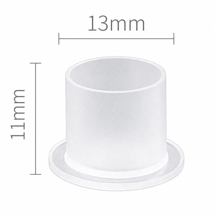 Cups 11x13mm con Base 100/200/1000 uds | Tattoo Ink Cups Profesionales | Nitro Tattoo Supplies