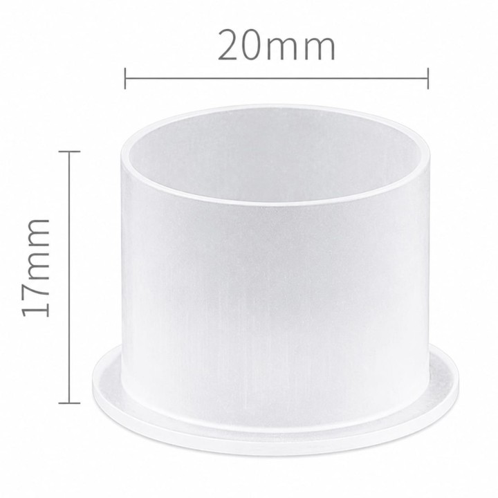 Cups 17x20mm con Base 100/200/500 uds | Tattoo Ink Cups Grandes | Nitro Tattoo Supplies