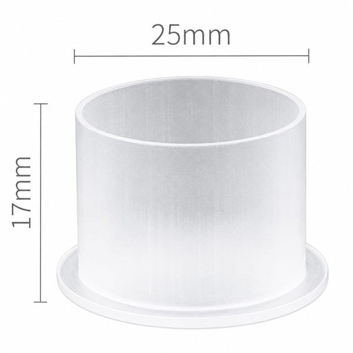 Cups 17x25mm con Base 100/200/500 uds | Compatible 49RM 49M1 | Nitro Tattoo Supplies