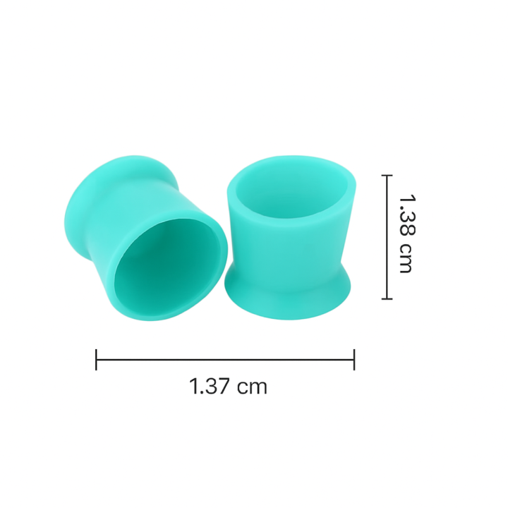 Cups de Silicona 13.7x13.8mm 300pcs | Tattoo Ink Cups Profesionales | Nitro Tattoo Supplies