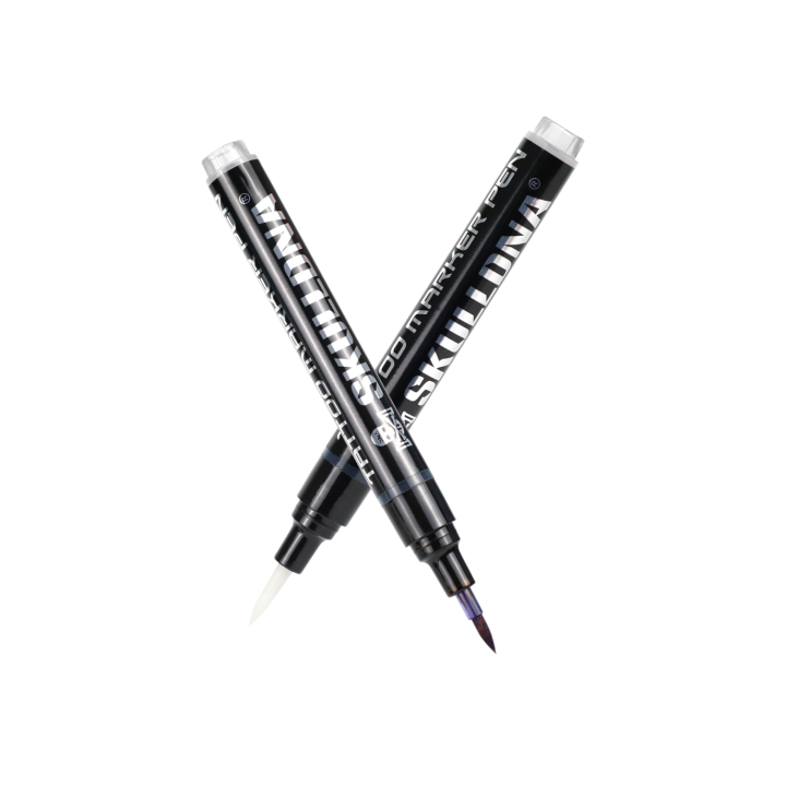 SKULLDNA Tattoo Marker Pen | Rotulador Profesional para Piel Tattoo | Nitro Tattoo Supplies