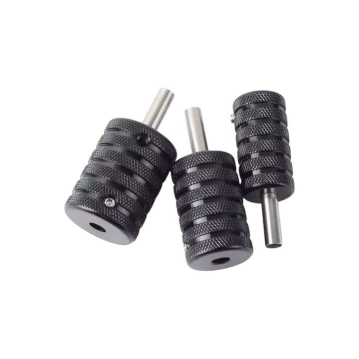 Grip de Aluminio para Agujas de Varilla 25mm y 30mm | Tattoo Grip Profesional | Nitro Tattoo Supplies