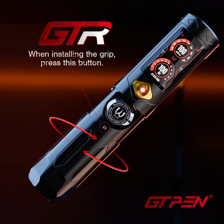 AVA GTR Pen Inalámbrico | Máquina de Tatuar Profesional Brushless