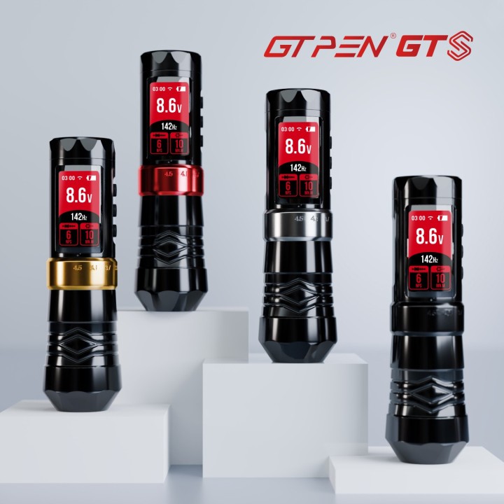 AVA GTS Pen Multistroke | Máquina de Tatuar Inalámbrica 7 Strokes