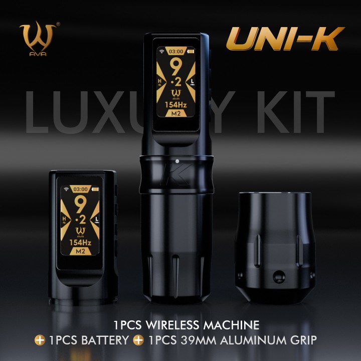 AVA UNI-K Pen Inalámbrico | Máquina de Tatuar Compacta Profesional