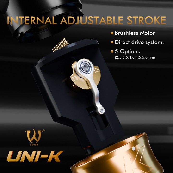 AVA UNI-K Pen Inalámbrico | Máquina de Tatuar Compacta Profesional