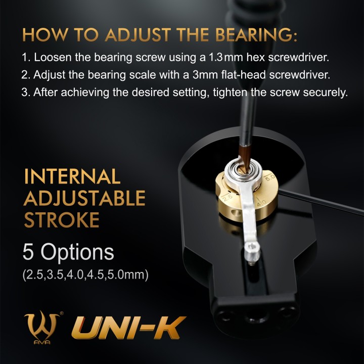 AVA UNI-K Pen Inalámbrico | Máquina de Tatuar Compacta Profesional