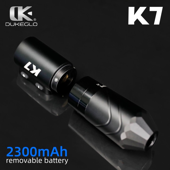 DUKEGLO K7 | Máquina de Tatuar Inalámbrica 7 Strokes 10.000 RPM
