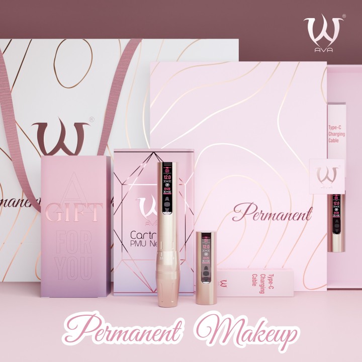 AVA Flora E5 Gift Set | Máquina PMU Profesional Micropigmentación