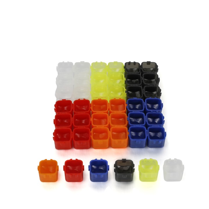Cups Modulares Transparentes 15x15x12mm | Tattoo Supplies
