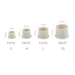 Cups con Base Biodegradables para Tatuaje | Nitro Tattoo