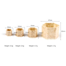 Cups Hexagonales Biodegradables para Tatuaje | Nitro Tattoo