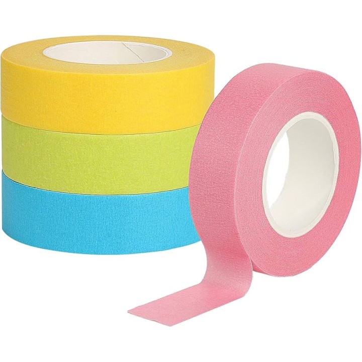 Cinta Adhesiva 1.8cm x 20m Negro y Rosa |Nitro Tattoo Supplies