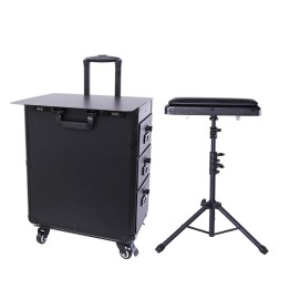 Maleta de Viaje Convertible para Tatuaje | Mesa y Apoyabrazos