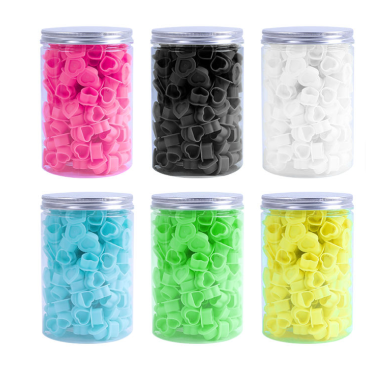 Cups de Silicona Corazón con Base | Tattoo Supplies