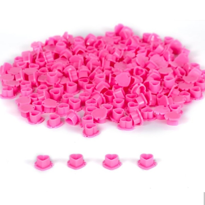 Cups Corazón con Base de Plástico | Tattoo Supplies