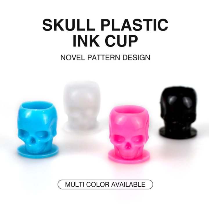 Cups Skull 200uds para Tatuaje | Tattoo Supplies