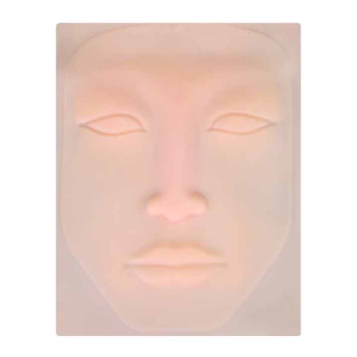 Lámina de Piel Sintética Cara 3D | Práctica de Tatuaje