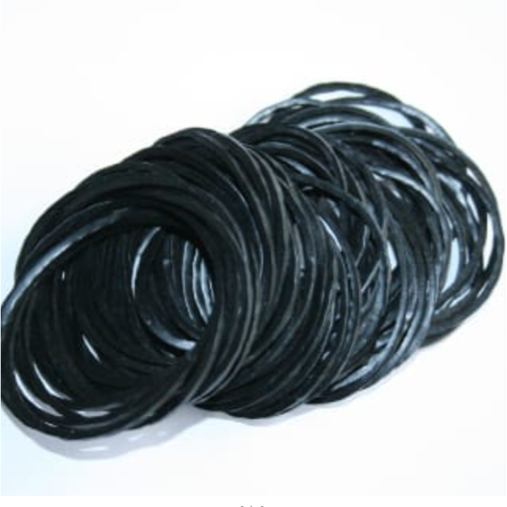 Gomas Elásticas Negras para Tatuaje 100uds | Tattoo Supplies