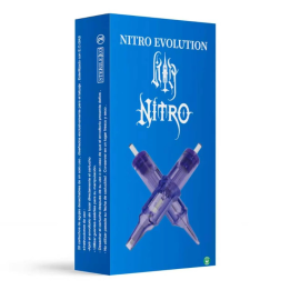 Nitro Evolution Round Liner 0.25mm | Cartuchos Profesionales para Tatuaje | Nitro Tattoo Supplies