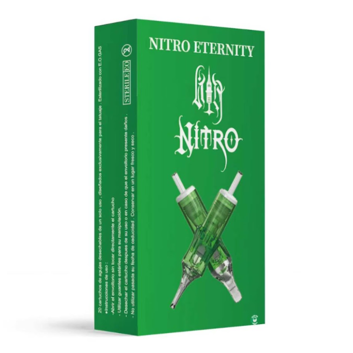 Nitro Eternity Magnum 0.35mm | Cartuchos Premium Máxima Cobertura | Nitro Tattoo Supplies