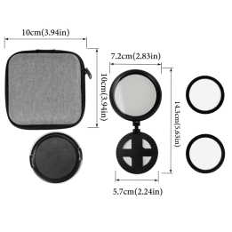 Lente Polarizada Magnética 67mm para Móvil | Tatuaje