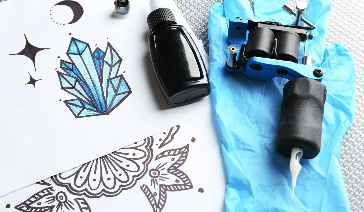 Material profesional para tatuaje